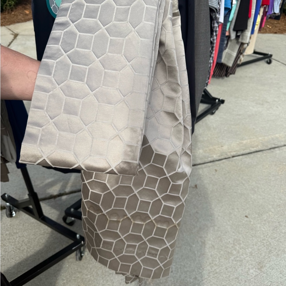 Modern Honeycomb Patterned Curtains